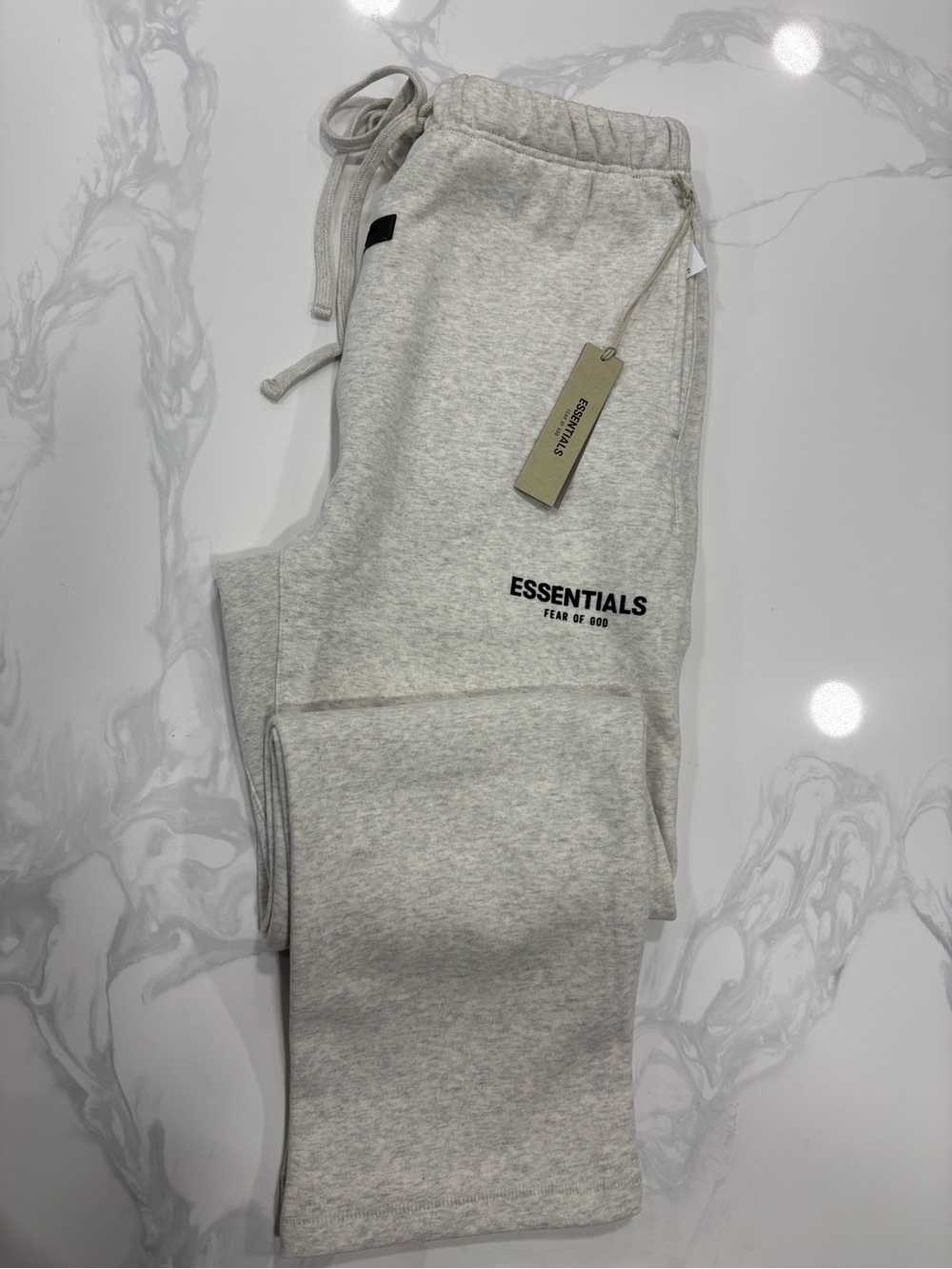 Fear of God ESSENTIALS Light Heather Gray Sweatpants